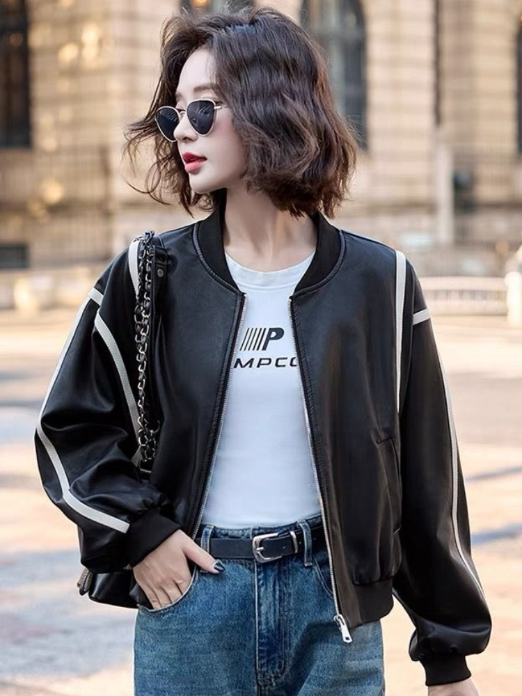 ​2025 Women's Short Leather Ba – обзор и цена Sewing Jackets