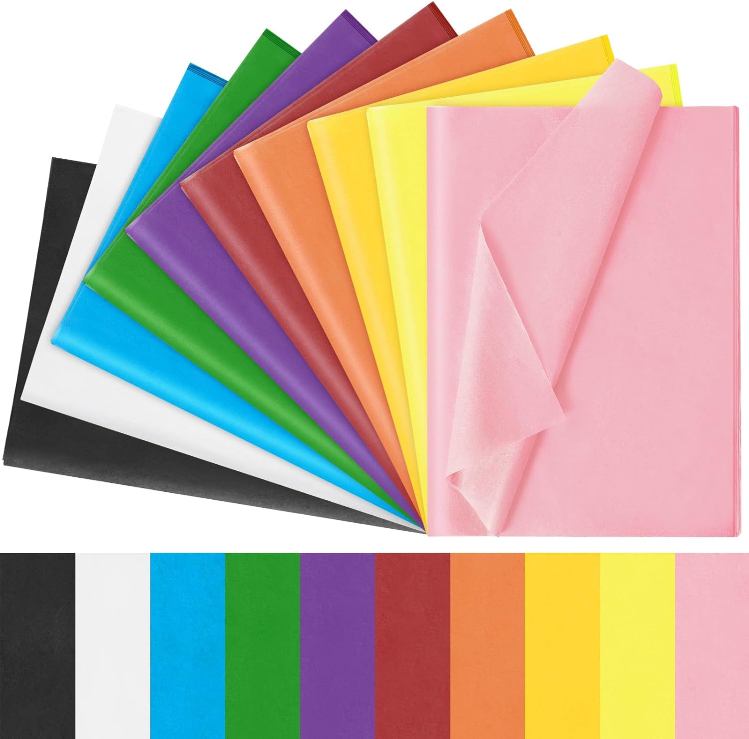 10Pcs 50*66cm Color Tissue Pap – обзор и цена Pattern Tissue Paper