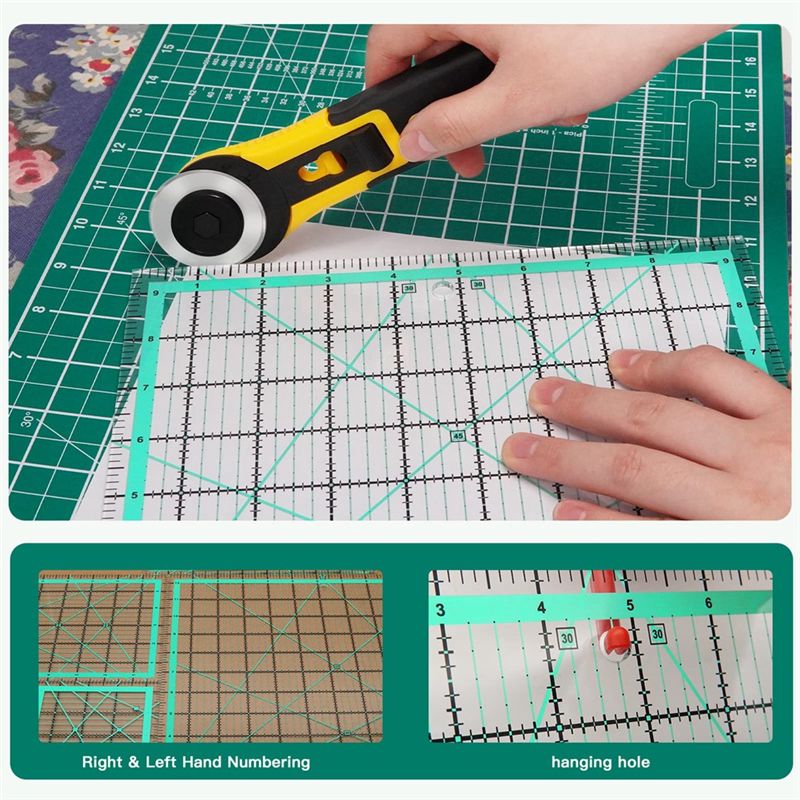 J1UL1N 4PCS Square Quilting Ru – обзор и цена Quilting Ruler Square