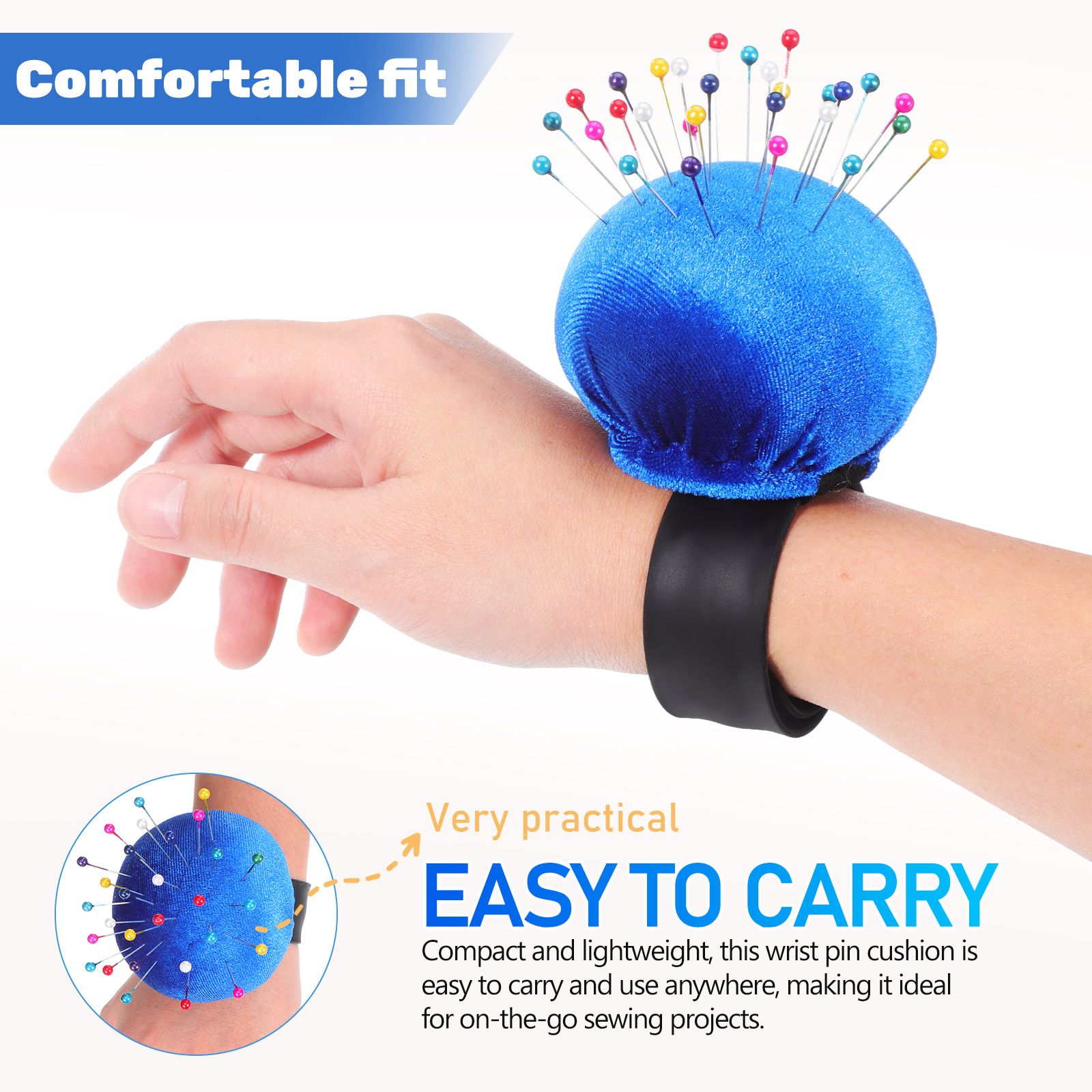 Wrist Pin Cushion Sewing Needl – обзор и цена Sewing Pin Cushion
