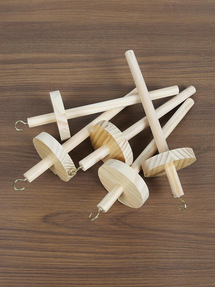 Wooden Spinning Mallet DIY Yar – обзор и цена Sewing Textiles