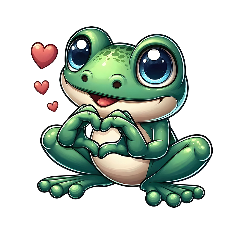 A Cute Cartoon Frog Iron on Tr – обзор и цена Iron On Patch