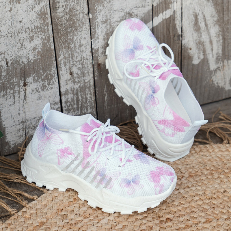 Women Butterfly Print Mesh Sne – обзор и цена Sewing Cloth