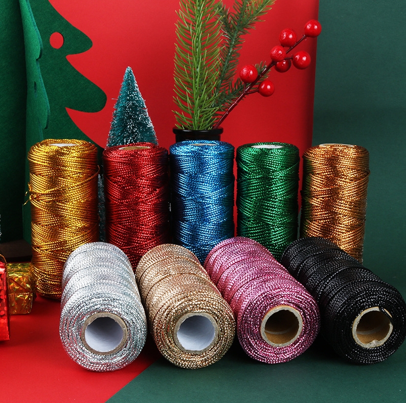 Gold and Silver Macrame Cord R – обзор и цена Sewing Thread In Textile