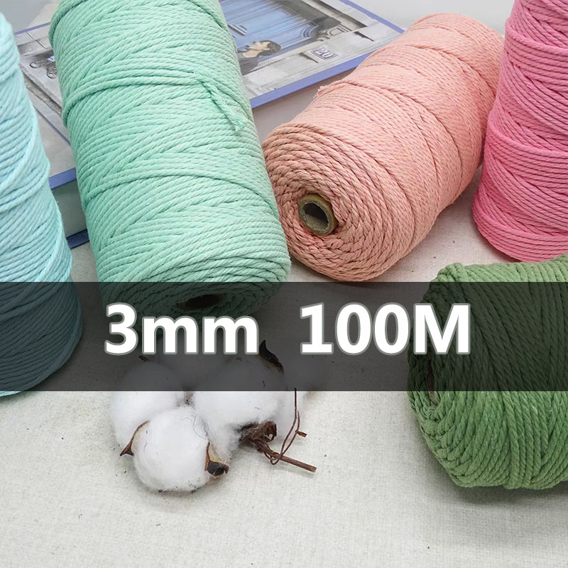 3mm 100M Macrame Cord Rope Cot – обзор и цена Sewing Thread In Textile