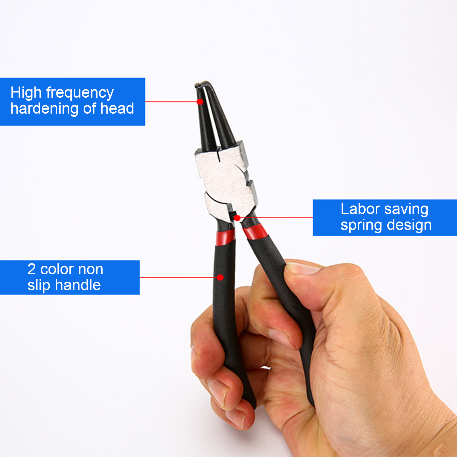 5 Inch External Bent Circlip P – обзор и цена Snap Button Plier