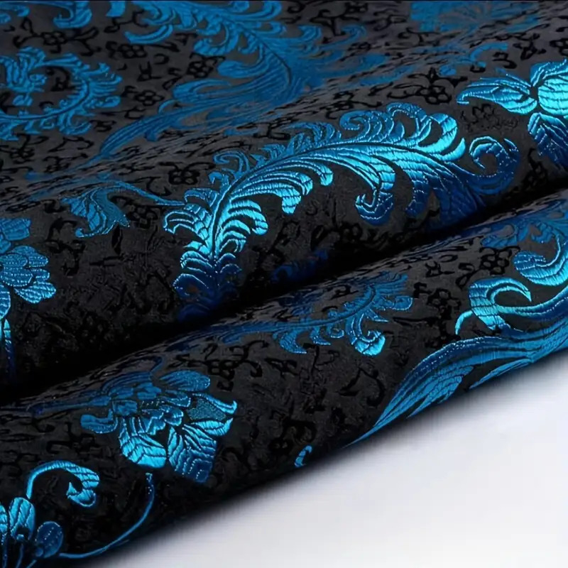 3D Blue Phoenix Tail Brocade F – обзор и цена Sewing Cloth