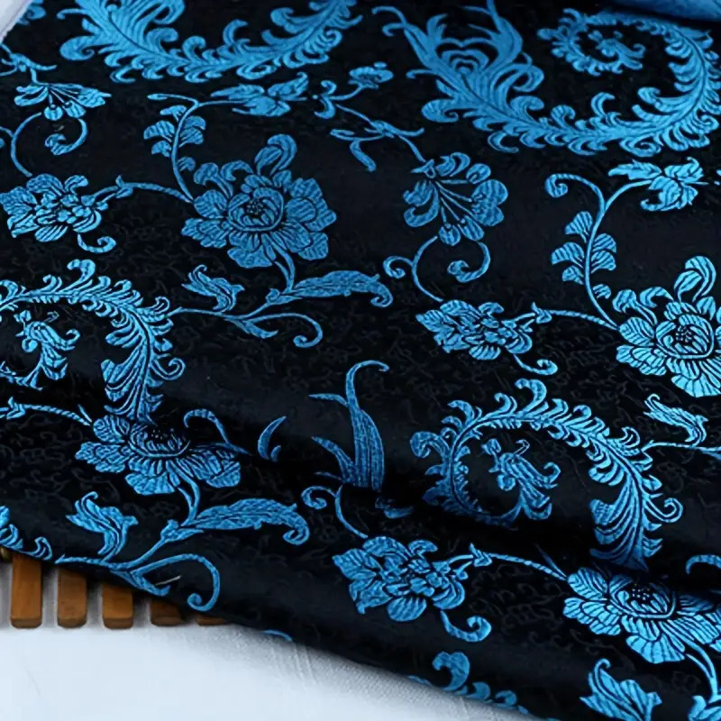 3D Blue Phoenix Tail Brocade F – обзор и цена Sewing Cloth