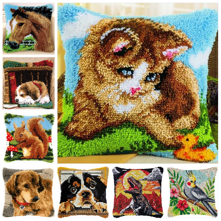 Cat Series Latch Hook Kit Mats – обзор и цена Sewing Pin Cushion