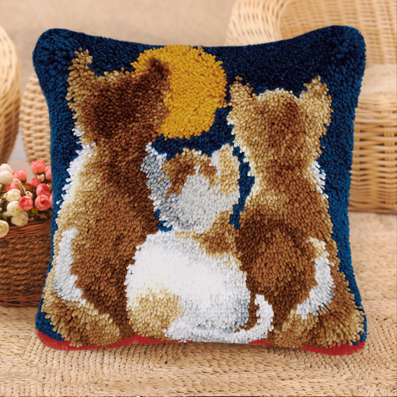 Cat Series Latch Hook Kit Mats – обзор и цена Sewing Pin Cushion