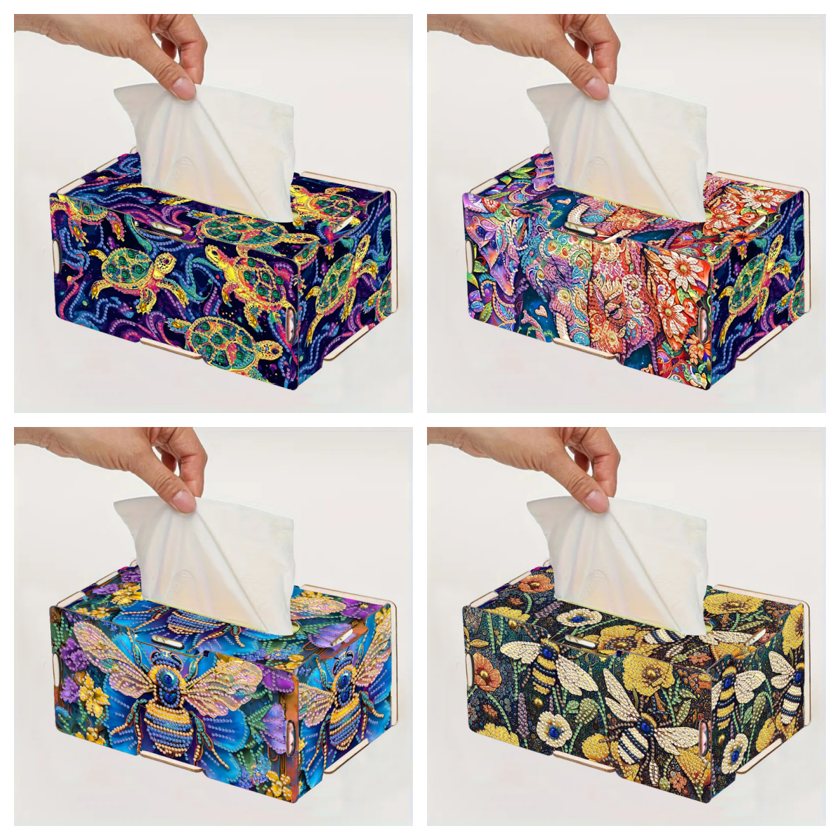 1 DIY Turtle/Bee Pattern Diamo – обзор и цена Pattern Tissue Paper