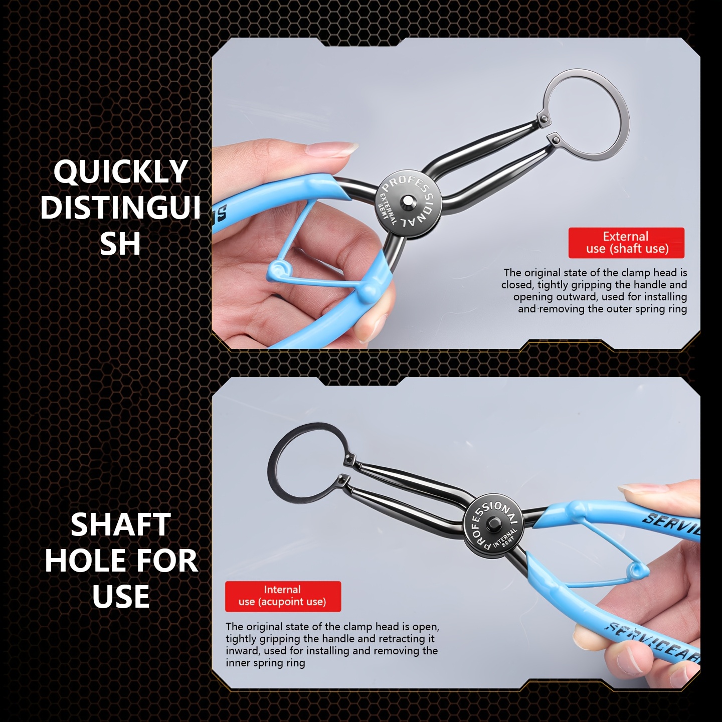 7 Inch Heavy Duty Circlip Plie – обзор и цена Snap Button Plier
