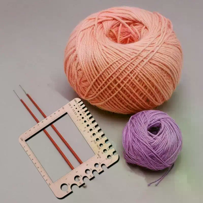Wood Knitting Needle Gauge Squ – обзор и цена Sewing Gauge Ruler
