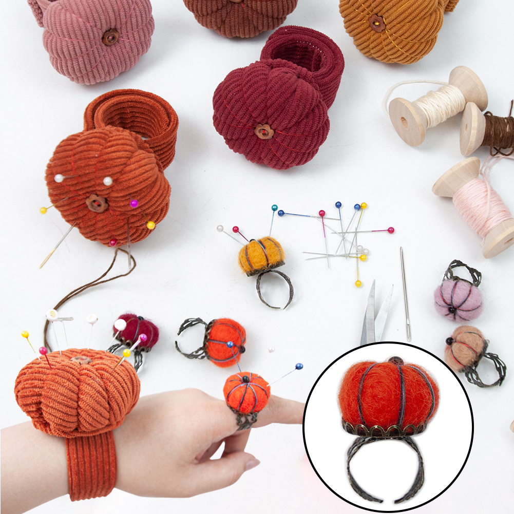 Pumpkins Wrist Pin Cushion Set – обзор и цена Sewing Pin Cushion