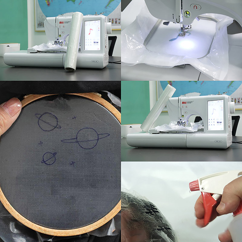 Water Soluble Embroidery Toppi – обзор и цена Textiles Sewing Machine