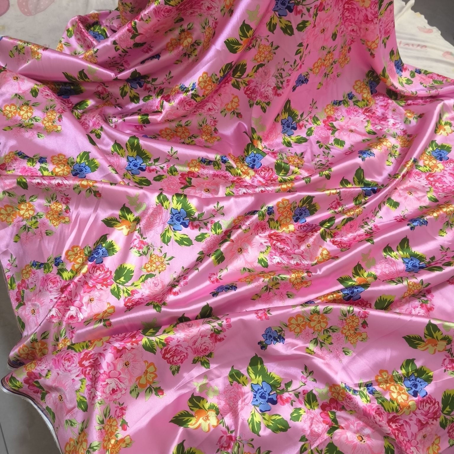 Satin Fabric Cloth without Ove – обзор и цена Sewing Textiles