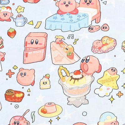 Cartoon Kirby 100 Cotton Fabri – обзор и цена Sewing Textiles