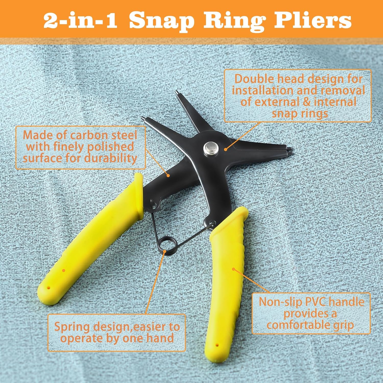 2 In 1 Snap Ring Pliers Mini C – обзор и цена Snap Button Plier