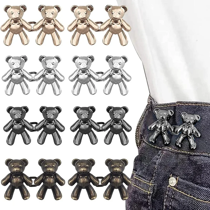 1Pair Cute Bear Jeans Button P – обзор и цена Button Hole Cutter