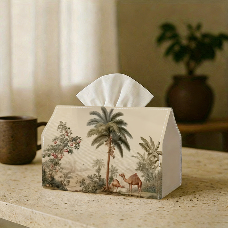 1pc Coconut Tree & Camel Patte – обзор и цена Pattern Tissue Paper