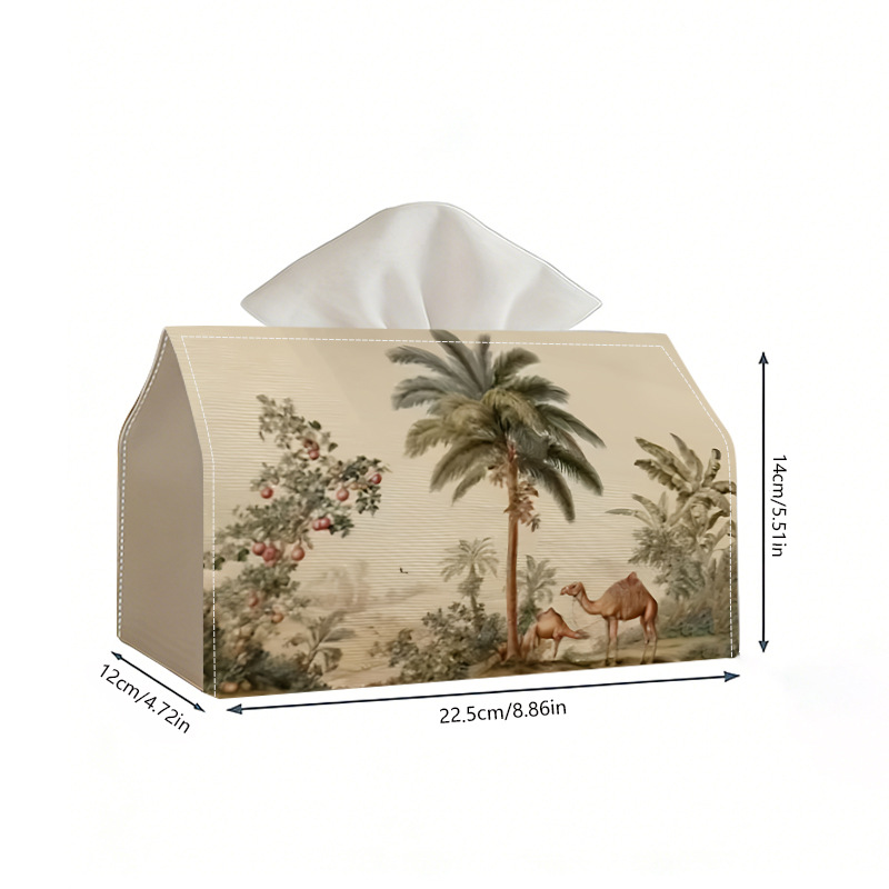 1pc Coconut Tree & Camel Patte – обзор и цена Pattern Tissue Paper