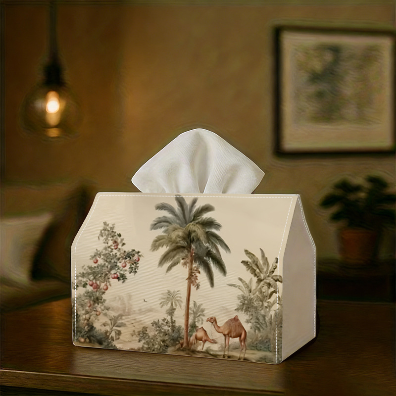 1pc Coconut Tree & Camel Patte – обзор и цена Pattern Tissue Paper